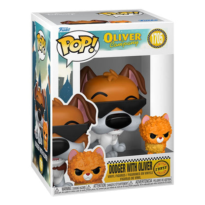 Funko Pop ! Disney Oliver & Company - (1705) Dodger w/Oliver Chase 9cm