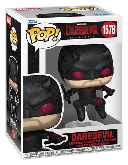 Funko Pop Marvel Daredevil Born Again (1578) Daredevil (Black Suit) Figure 9cm