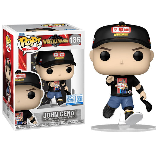 Funko Pop ! Wwe - (186) John Cena (WM 41) Wrestlemania Figure 9cm