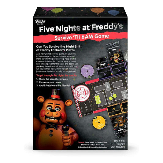 Funko Five Nights at Freddy's Board Game Survive ´Til 6am Gioco Nuovo