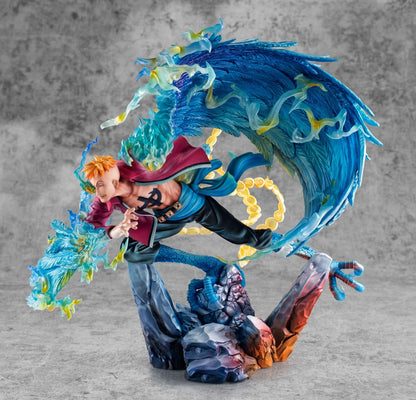 Megahouse - One Piece MAS-Maximum PVC Marco the Phoenix Leader of 1st group of Whitebeard Pirates Statua 32 cm