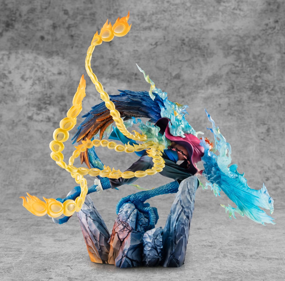 Megahouse - One Piece MAS-Maximum PVC Marco the Phoenix Leader of 1st group of Whitebeard Pirates Statua 32 cm