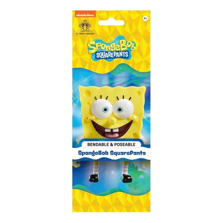 BENDYFIGS - SPONGEBOB SQUAREPANTS (SPONGEBOB V2) FIGURE STATUA 13CM PVC E ABS
