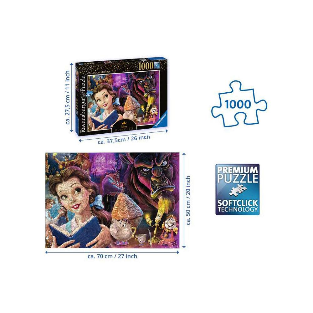 Ravensburger - Puzzle 1000 Pezzi Disney Villainous: Disney Princess  Da 14 Anni E Più