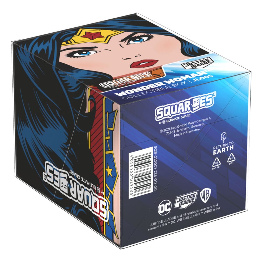 Squaroes Justice League JL005 (Woder Woman) Box Collezione Porta Mazzo Carte TCG Scatola