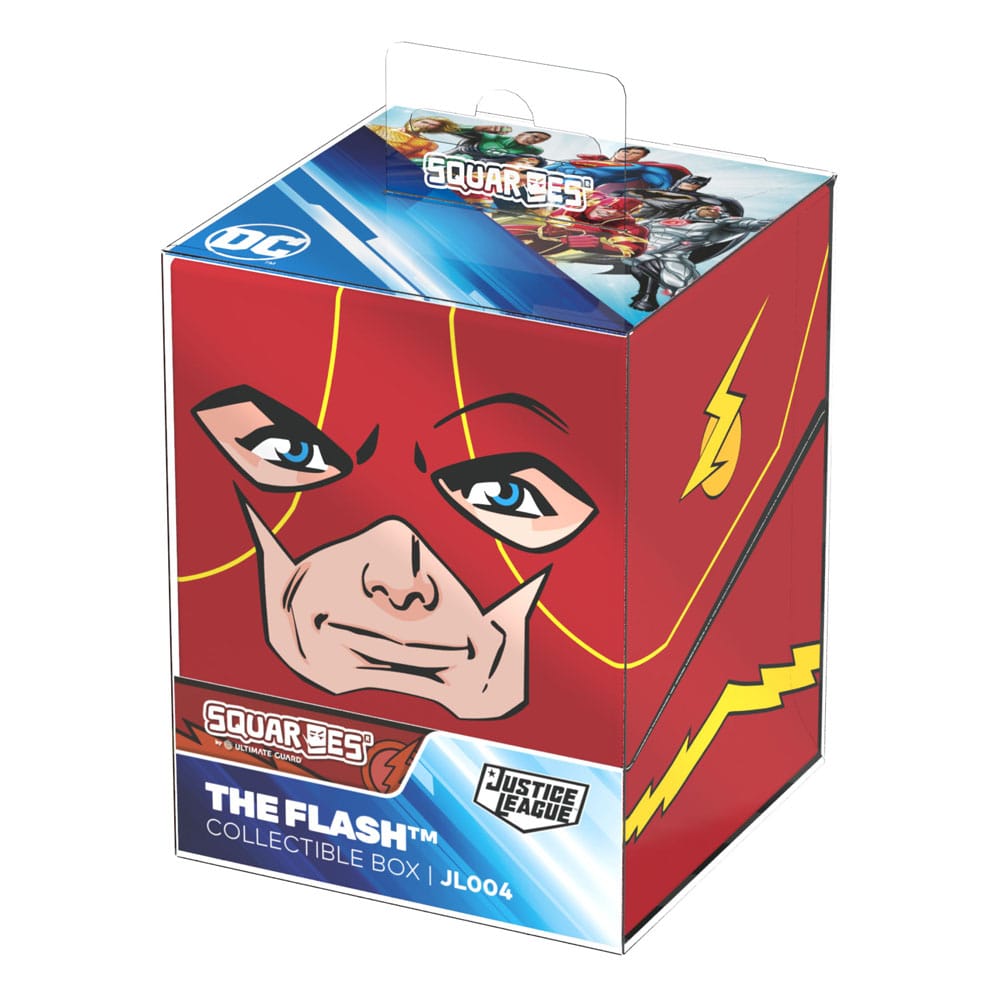 Squaroes Justice League JL004 (The Flash) Box Collezione Scatola Porta Mazzo Carte TCG
