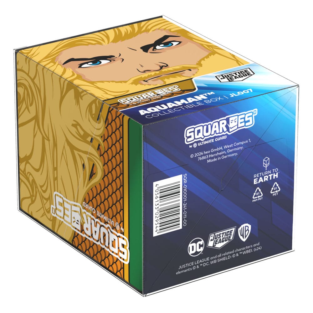 Squaroes Justice League JL007 (Acquaman) Box Collezione Porta Mazzo Carte TCG Scatola
