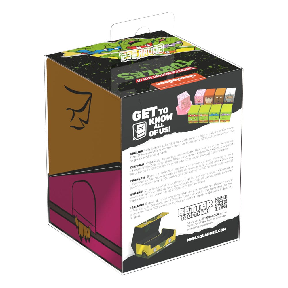 Squaroes Teenage Mutant Ninja Turtles NT007 (Splinter) Box Porta Mazzo Carte TCG