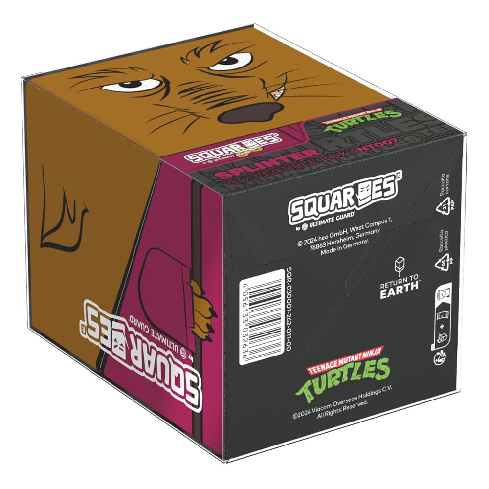 Squaroes Teenage Mutant Ninja Turtles NT007 (Splinter) Box Porta Mazzo Carte TCG