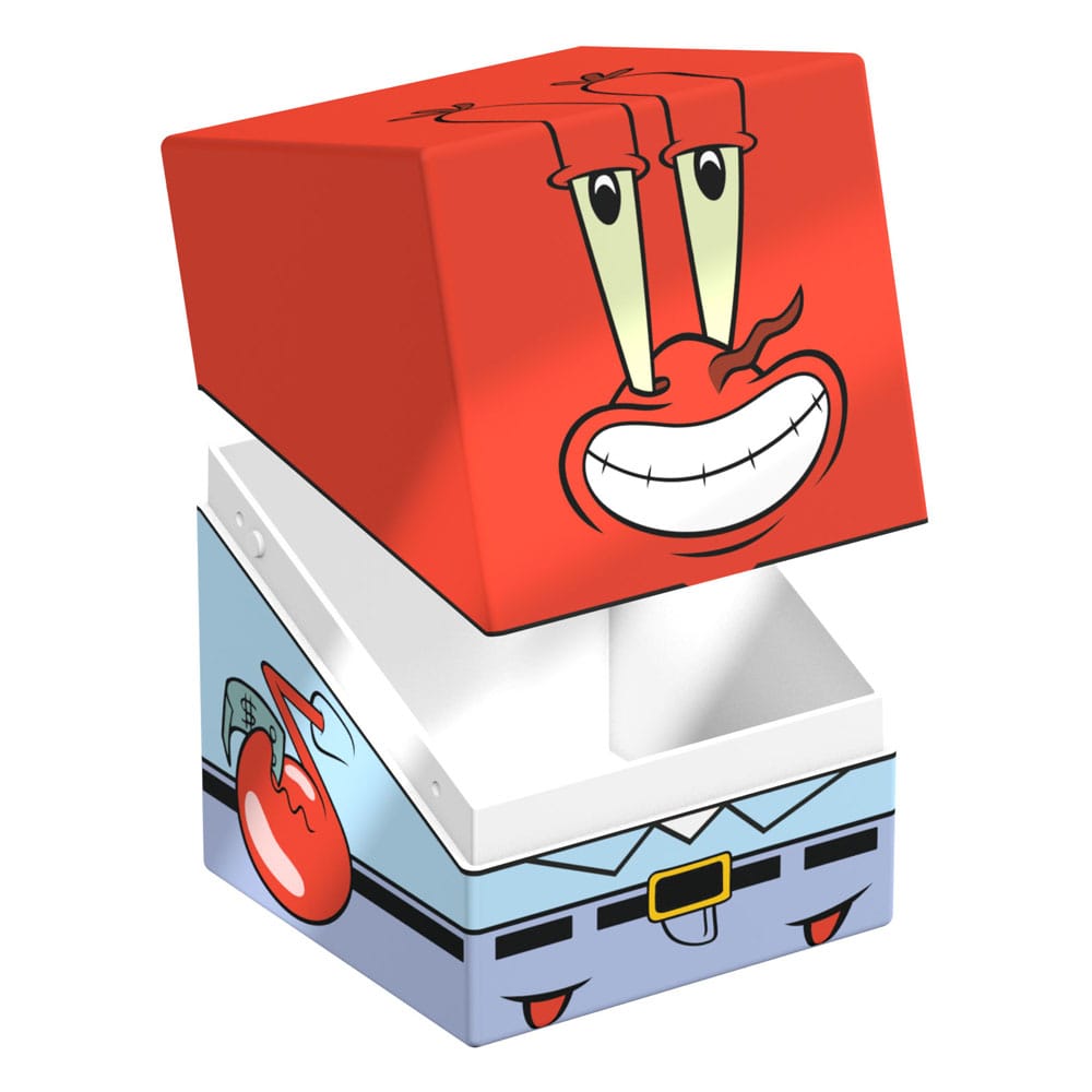 Squaroes Spongebob SB004 (Mr. Krabs) Box Collezione Scatola Porta Mazzo Carte TCG