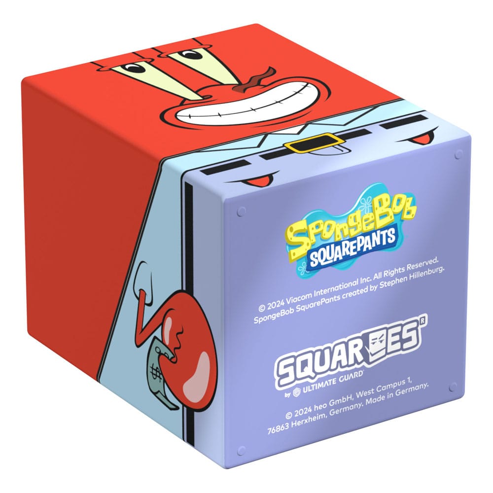 Squaroes Spongebob SB004 (Mr. Krabs) Box Collezione Scatola Porta Mazzo Carte TCG