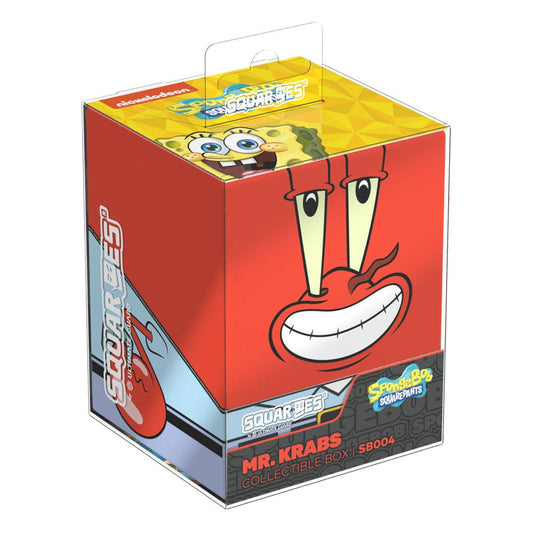 Squaroes Spongebob SB004 (Mr. Krabs) Box Collezione Scatola Porta Mazzo Carte TCG