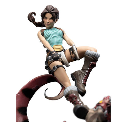 Weta Workshop Tomb Raider "Lara Croft Vs Raptor" #2 Epics Statua Figure 24Cm