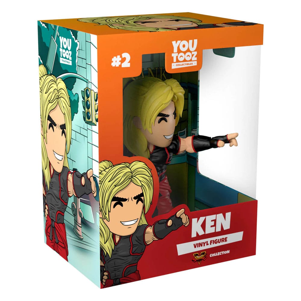 You Tooz Street Fighter - Ken Vinyl Figure 12 cm - Statuetta Ken Masters