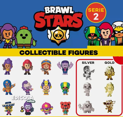 BRAWL STARS MINIFIGURES 3D SERIE 2 - 18 BUSTINE BOX COMPLETO DA COLLEZIONE 2024
