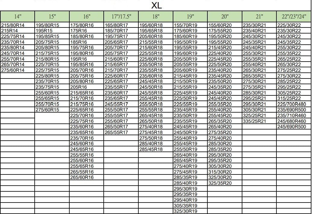 Calze Da Neve Per Auto Omologate En 16662-1 Con Guanti Catene Gomme Taglia (XL)