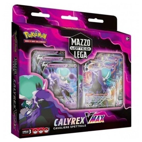 Pokémon Mazzo Lotte Di Lega Calyrex V Max Deck Carte Gioco (Cavaliere Spettrale)