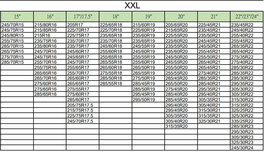 Calze Da Neve Per Auto Omologate En 16662-1 Con Guanti Catene Gomme Taglia (XXL)