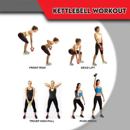 Kettlebell Manubrio Peso Pesi Pvc Ghisa Ghiria Palestra Crossfit Fitness Mma 6Kg