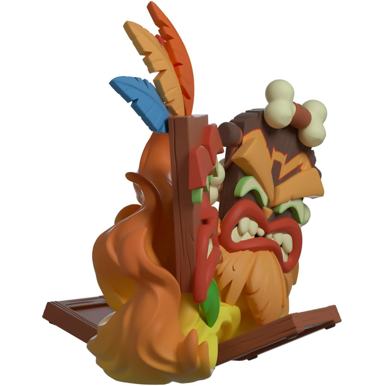 You Tooz Crash Bandicoot 4 - Aku Aku & Uka Uka Vinyl Figure 9 cm