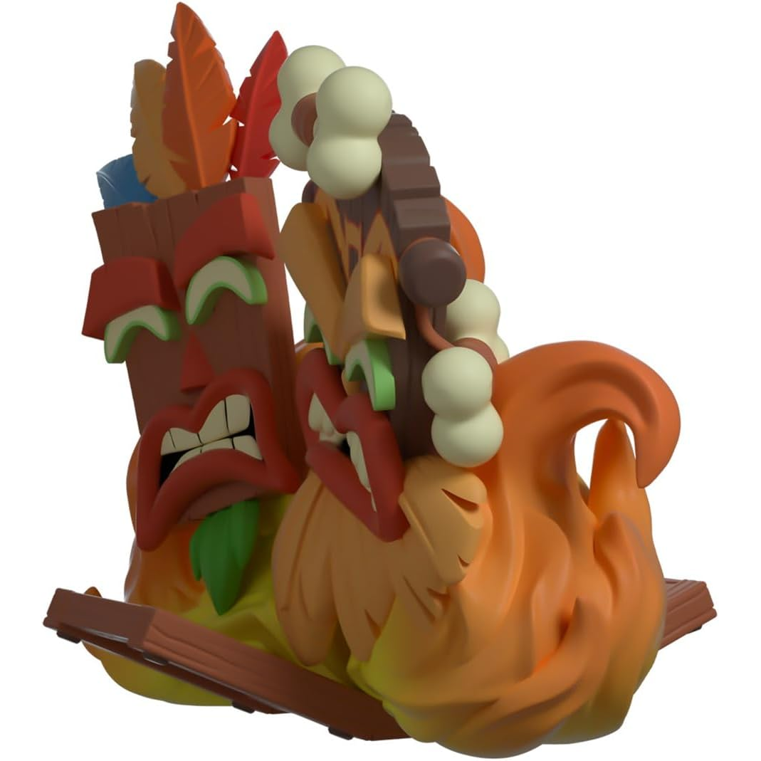 You Tooz Crash Bandicoot 4 - Aku Aku & Uka Uka Vinyl Figure 9 cm