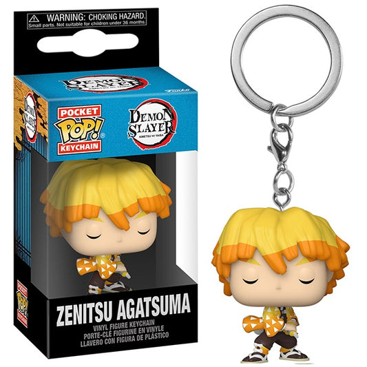 Funko Pop ! Keychain - Animation - Demon Slayer (Zenitsu Agatsuma) Portachiavi