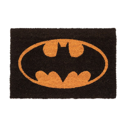 Zerbino DC Heroes (Batman) Nero Tappeto per Ingresso Esterno o Interno Cameretta Bagno Antiscivolo 40X60 cm