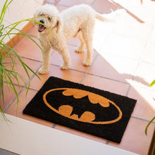 Zerbino DC Heroes (Batman) Nero Tappeto per Ingresso Esterno o Interno Cameretta Bagno Antiscivolo 40X60 cm