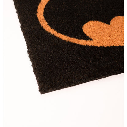 Zerbino DC Heroes (Batman) Nero Tappeto per Ingresso Esterno o Interno Cameretta Bagno Antiscivolo 40X60 cm