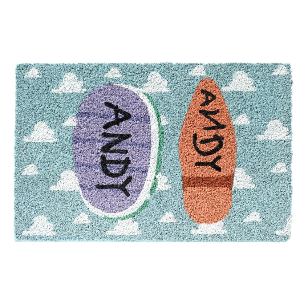 Zerbino Disney Pixar (Toy Story) Tappeto Ingresso Esterno Cocco Divertente Cameretta Bagno con Base in PVC Antiscivolo 40X60 cm