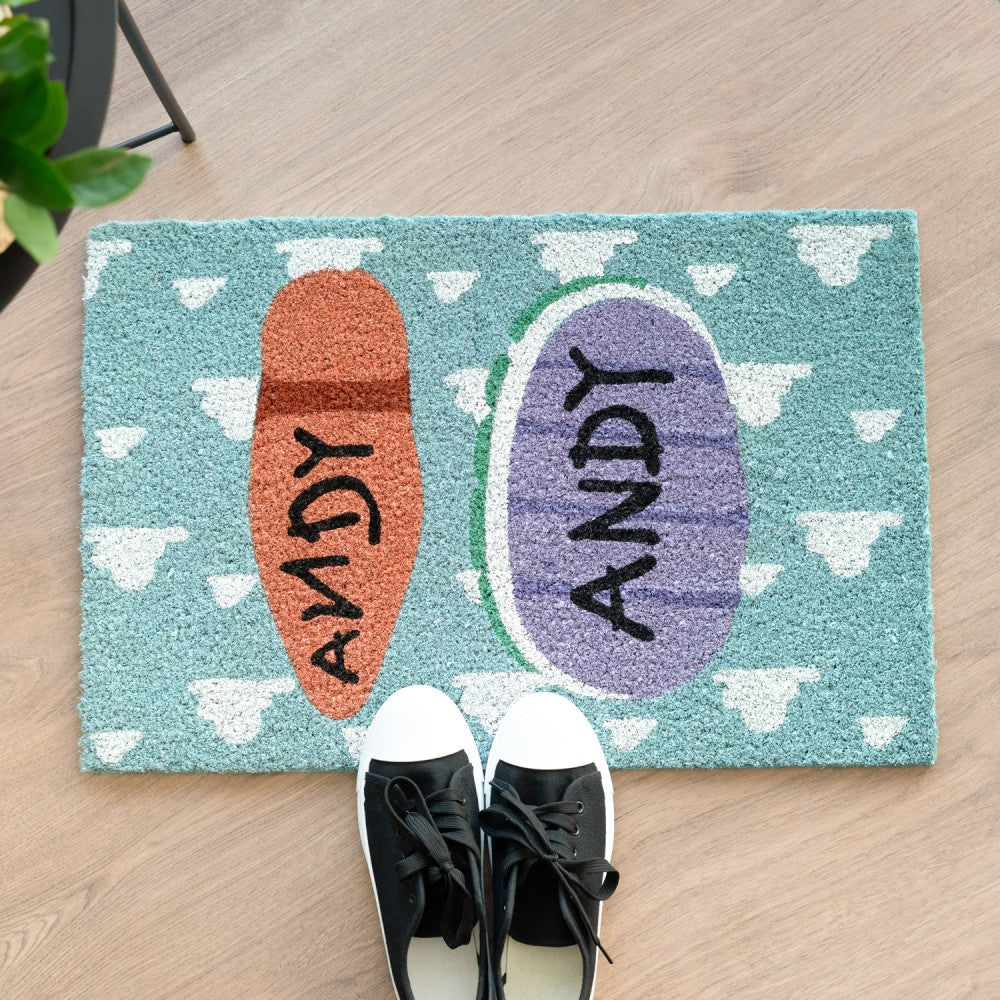 Zerbino Disney Pixar (Toy Story) Tappeto Ingresso Esterno Cocco Divertente Cameretta Bagno con Base in PVC Antiscivolo 40X60 cm