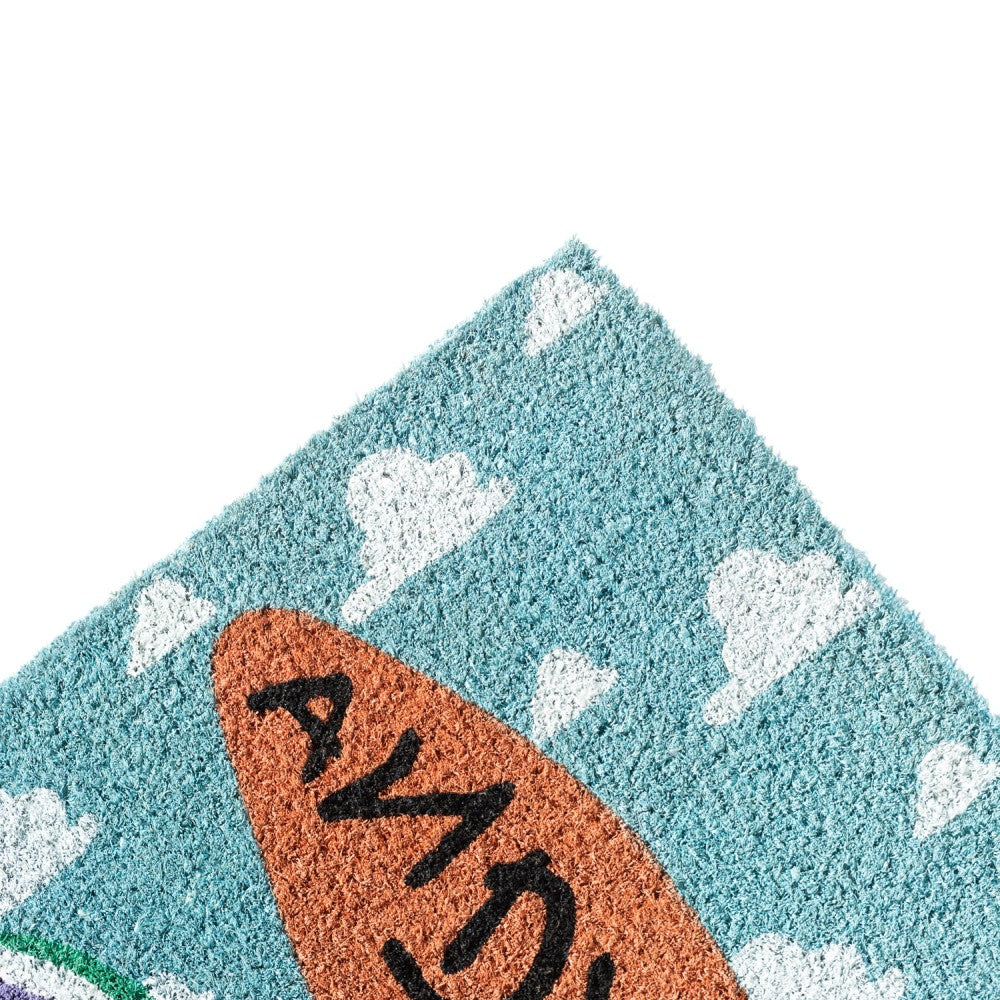 Zerbino Disney Pixar (Toy Story) Tappeto Ingresso Esterno Cocco Divertente Cameretta Bagno con Base in PVC Antiscivolo 40X60 cm