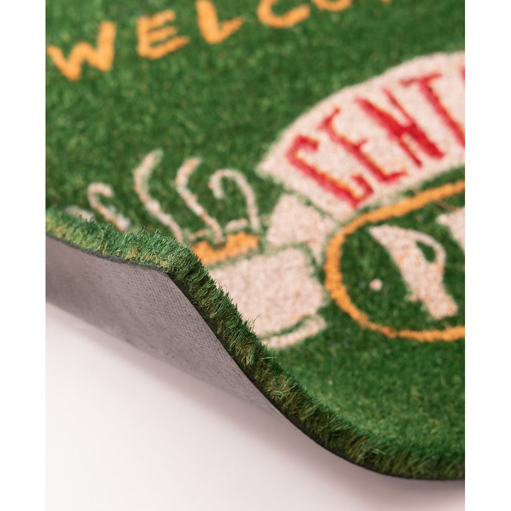 Zerbino - Friends (Central Perk) Tappeto per Ingresso da Esterno e Interno Cocco Divertente Cameretta Bagno con Base in PVC Antiscivolo Merchandising 40X60 cm