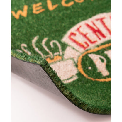 Zerbino - Friends (Central Perk) Tappeto per Ingresso da Esterno e Interno Cocco Divertente Cameretta Bagno con Base in PVC Antiscivolo Merchandising 40X60 cm