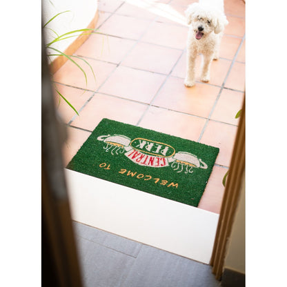Zerbino - Friends (Central Perk) Tappeto per Ingresso da Esterno e Interno Cocco Divertente Cameretta Bagno con Base in PVC Antiscivolo Merchandising 40X60 cm