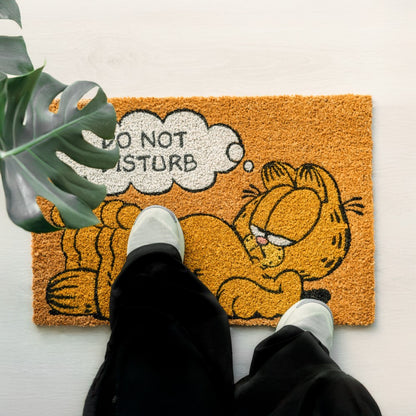 Zerbino (Garfield) Tappeto per Ingresso da Esterno e Interno Cocco Divertente Cameretta Bagno con Base in PVC Antiscivolo 40X60 cm