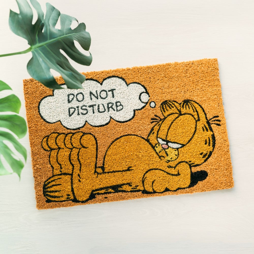Zerbino (Garfield) Tappeto per Ingresso da Esterno e Interno Cocco Divertente Cameretta Bagno con Base in PVC Antiscivolo 40X60 cm
