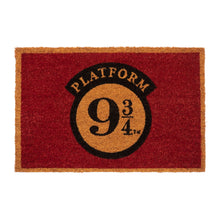 Zerbino - Harry Potter (Platform 9 3/4) Tappeto per Ingresso da Esterno e Interno Cocco Divertente Cameretta Bagno con Base in PVC Antiscivolo Merchandising 40X60 cm
