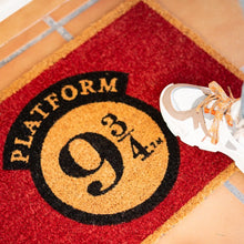 Zerbino - Harry Potter (Platform 9 3/4) Tappeto per Ingresso da Esterno e Interno Cocco Divertente Cameretta Bagno con Base in PVC Antiscivolo Merchandising 40X60 cm
