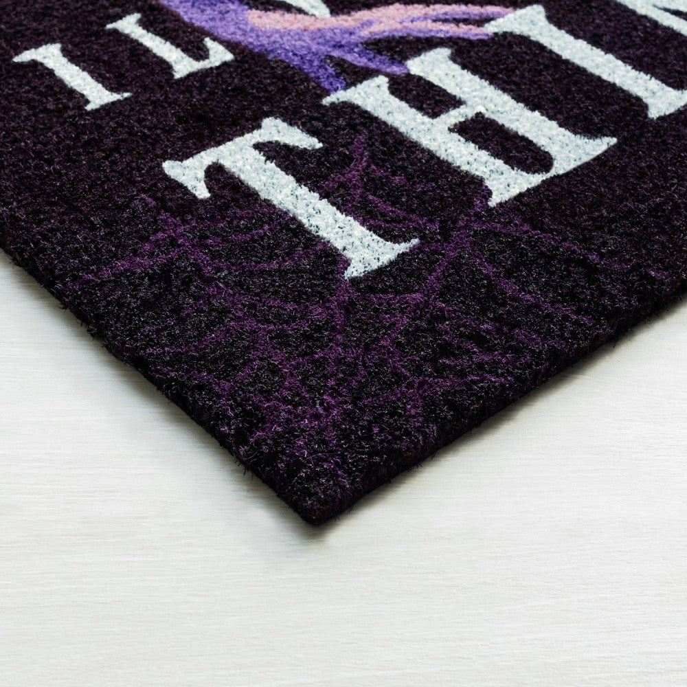 Zerbino - Mercoledì Addams - Tappeto per Ingresso da Esterno e Interno - Cocco - Divertente Cameretta Bagno con Base in PVC Antiscivolo, 40X60 cm (Wednesday Addams Merchandising)