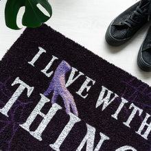 Zerbino - Mercoledì Addams - Tappeto per Ingresso da Esterno e Interno - Cocco - Divertente Cameretta Bagno con Base in PVC Antiscivolo, 40X60 cm (Wednesday Addams Merchandising)