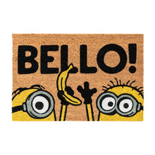 Zerbino (Minions) Tappeto per Ingresso da Esterno e Interno Cocco Divertente Cameretta Bagno con Base in PVC Antiscivolo 40X60 cm