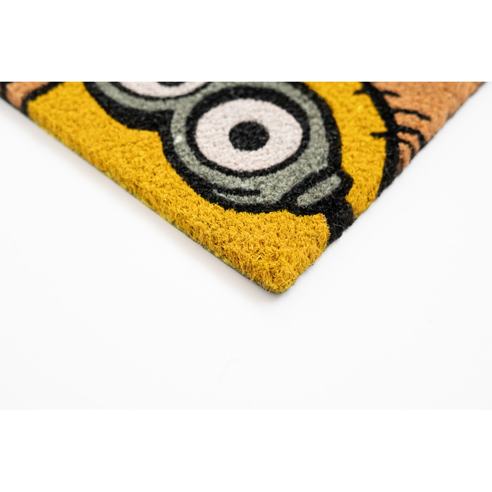 Zerbino (Minions) Tappeto per Ingresso da Esterno e Interno Cocco Divertente Cameretta Bagno con Base in PVC Antiscivolo 40X60 cm
