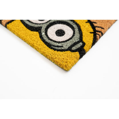 Zerbino (Minions) Tappeto per Ingresso da Esterno e Interno Cocco Divertente Cameretta Bagno con Base in PVC Antiscivolo 40X60 cm