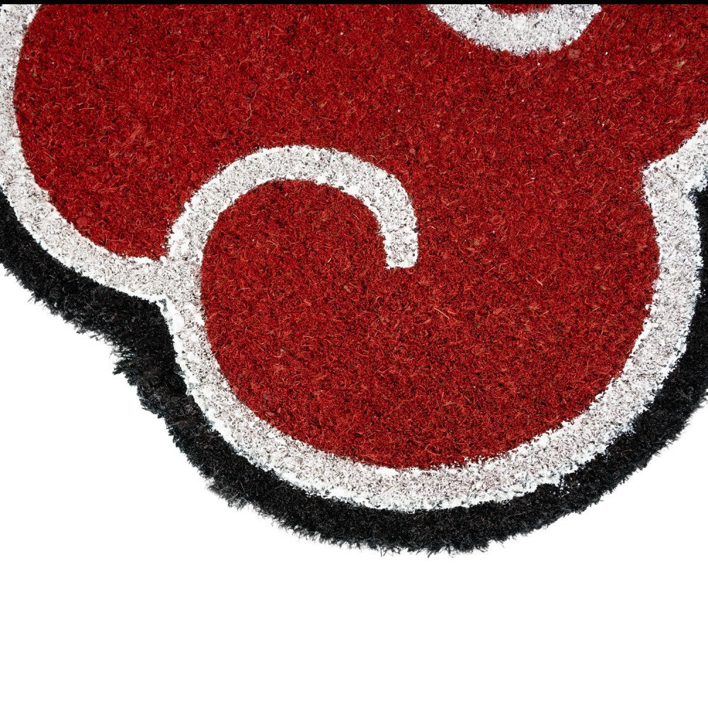 Zerbino - Naruto Shippuden (AKATSUKI) Tappeto per Ingresso Esterno e Interno, Cocco Divertente e Base in In Pvc Antiscivolo per Cameretta Bagno 40X60Cm