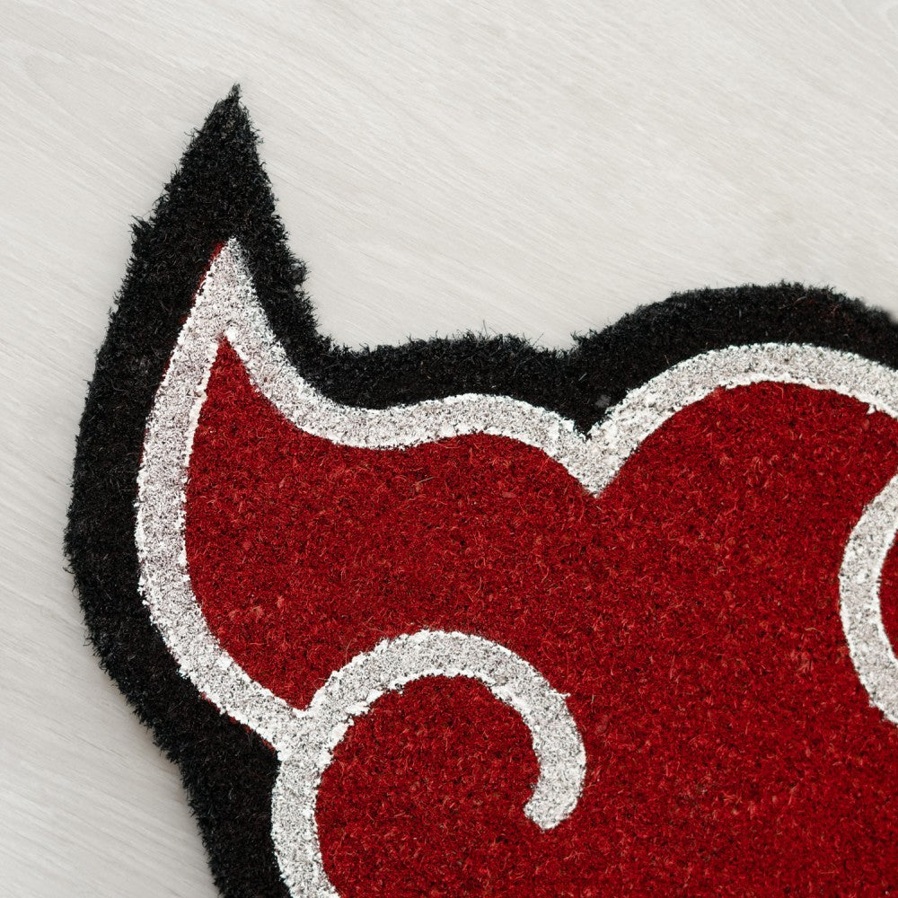 Zerbino - Naruto Shippuden (AKATSUKI) Tappeto per Ingresso Esterno e Interno, Cocco Divertente e Base in In Pvc Antiscivolo per Cameretta Bagno 40X60Cm