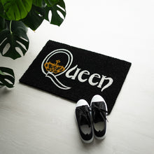 Zerbino Queen (Freddy Mercury) Nero Tappeto per Ingresso Esterno o Interno Cameretta Rock Bagno Antiscivolo 40X60 cm